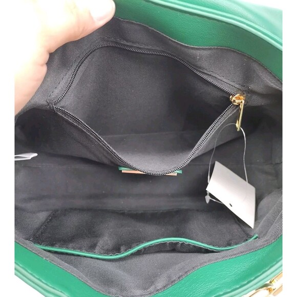 Urban expressions handbag crossbody Green Botton Up Sz Small Claudine Purse New - Picture 14 of 16